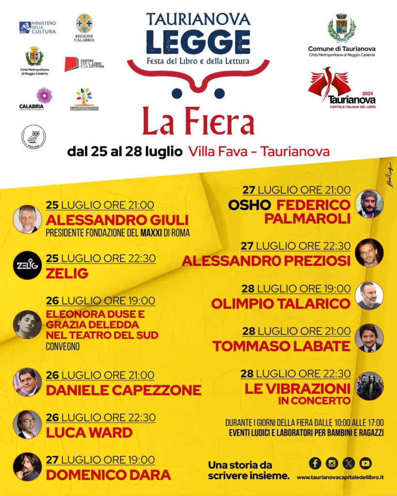 Taurianova Legge - la fiera - il programma